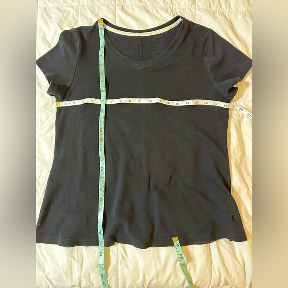 V Neck Tee - XS - Black - Picture 3 of 5